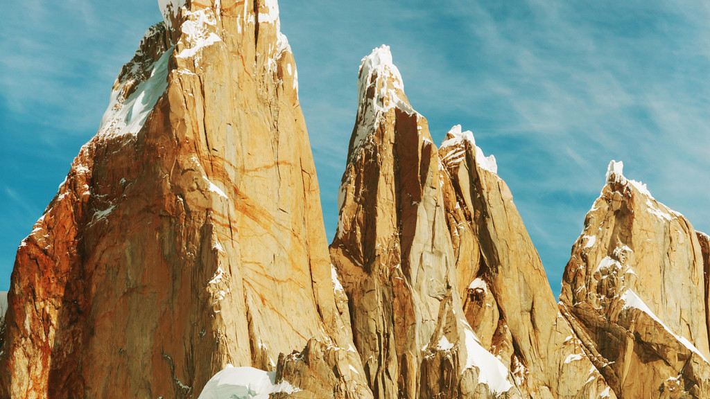 Der Dreispitz des Cerro Torre in Patagonien