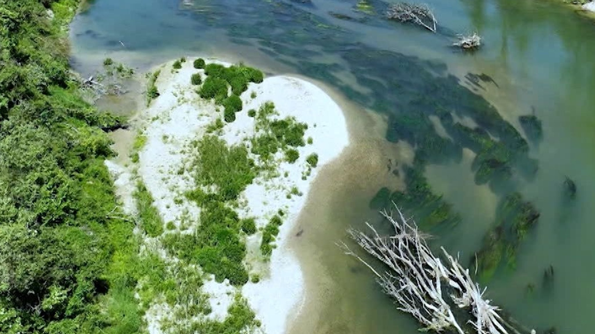 Die wilde Isar von oben