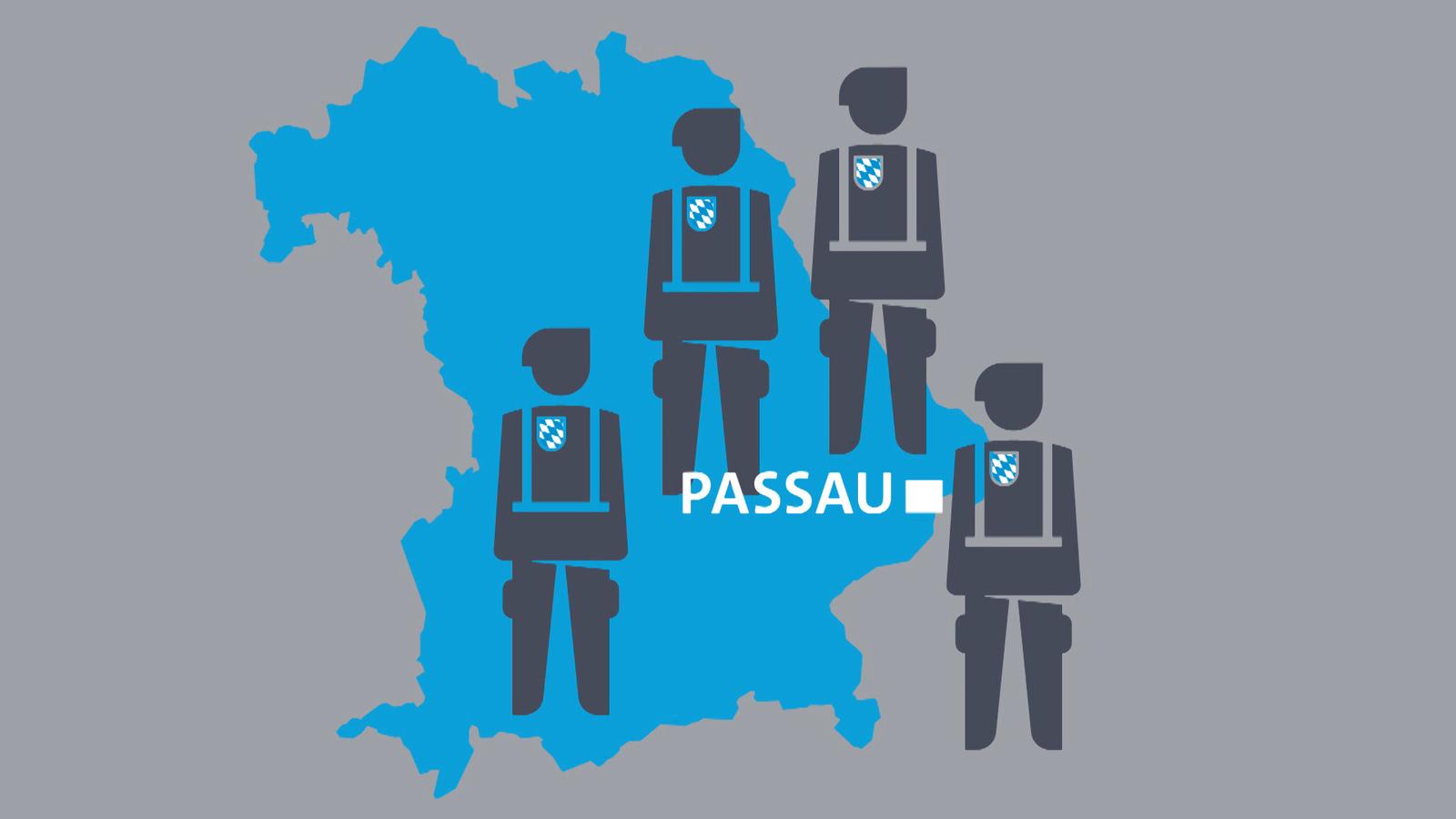 Kompetenzen der Landes und der Bundespolizei an der Grenze BR24