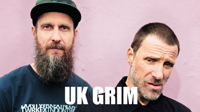 Cover des neuen Albums "UK Grim" von Sleaford Mods. 