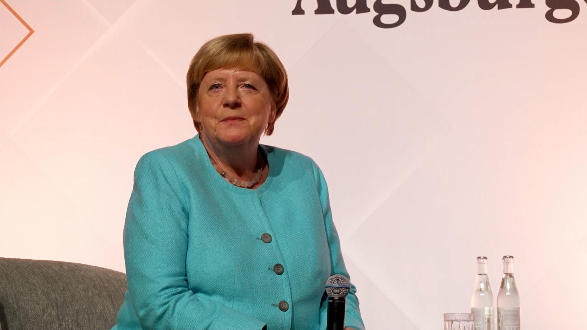 Merkel zu Gast in Augsburg