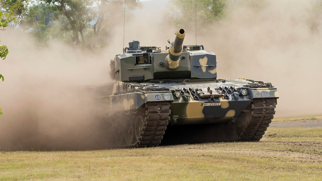 Ein Panzer des Typs Leopard 2.