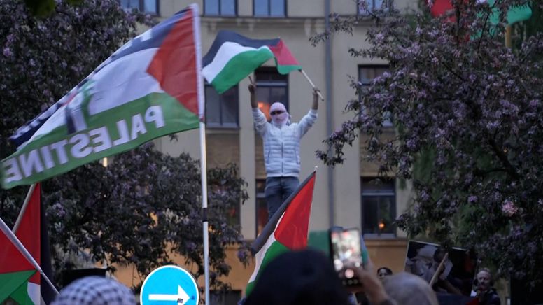 Propalästinensische Proteste in Malmö | Bild:BR