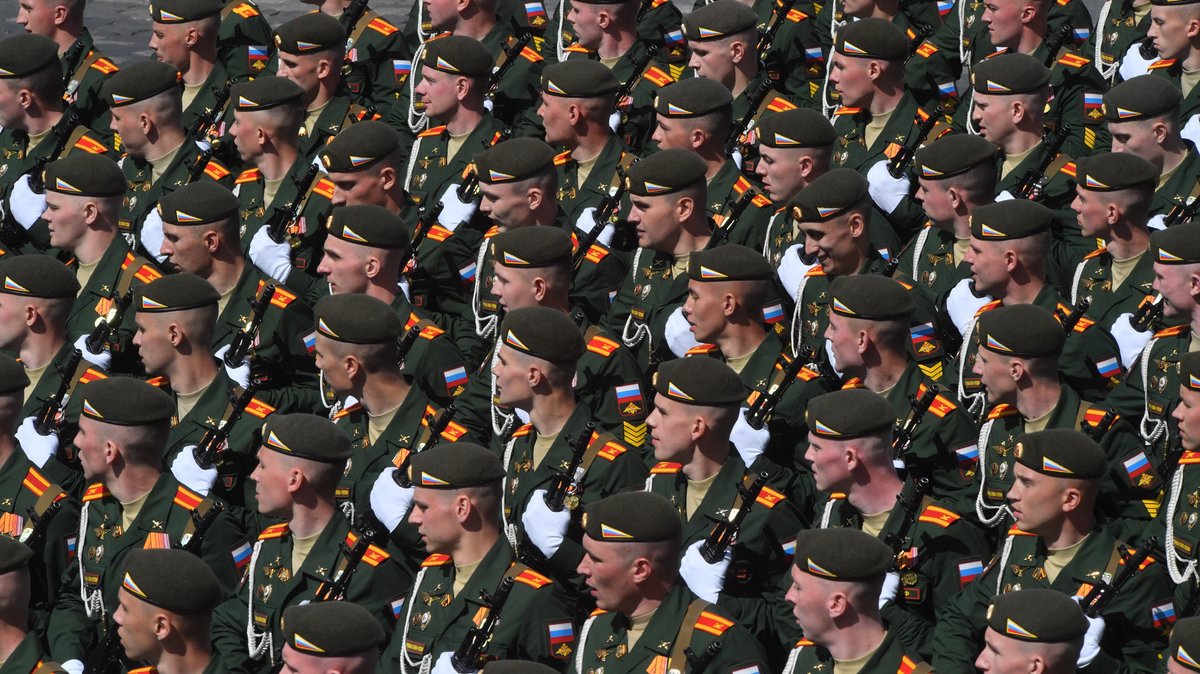 Kadetten der Militäruniversität des russischen Verteidigungsministeriums