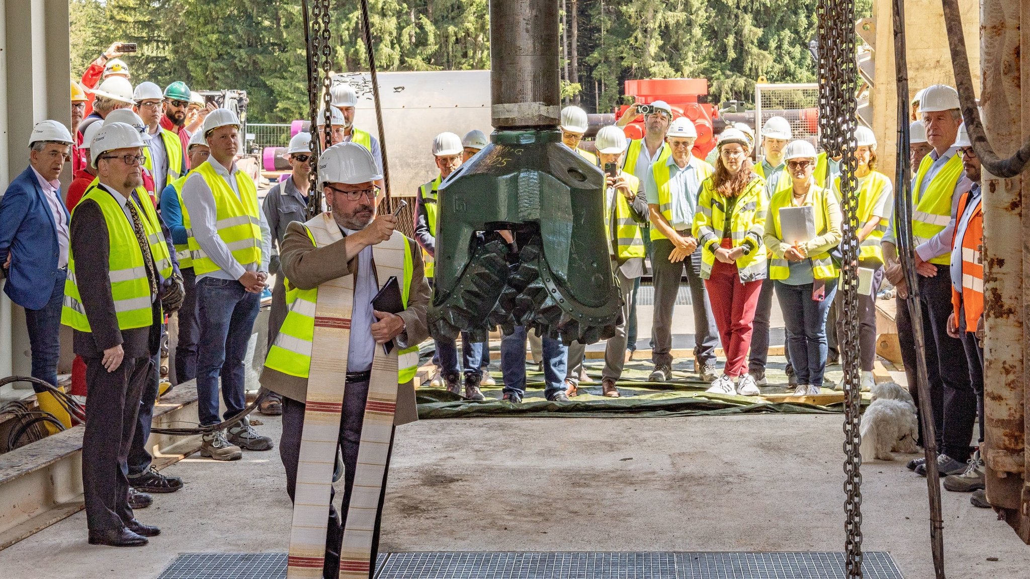 Meißelweihe bei Eavor Loop in Geretsried