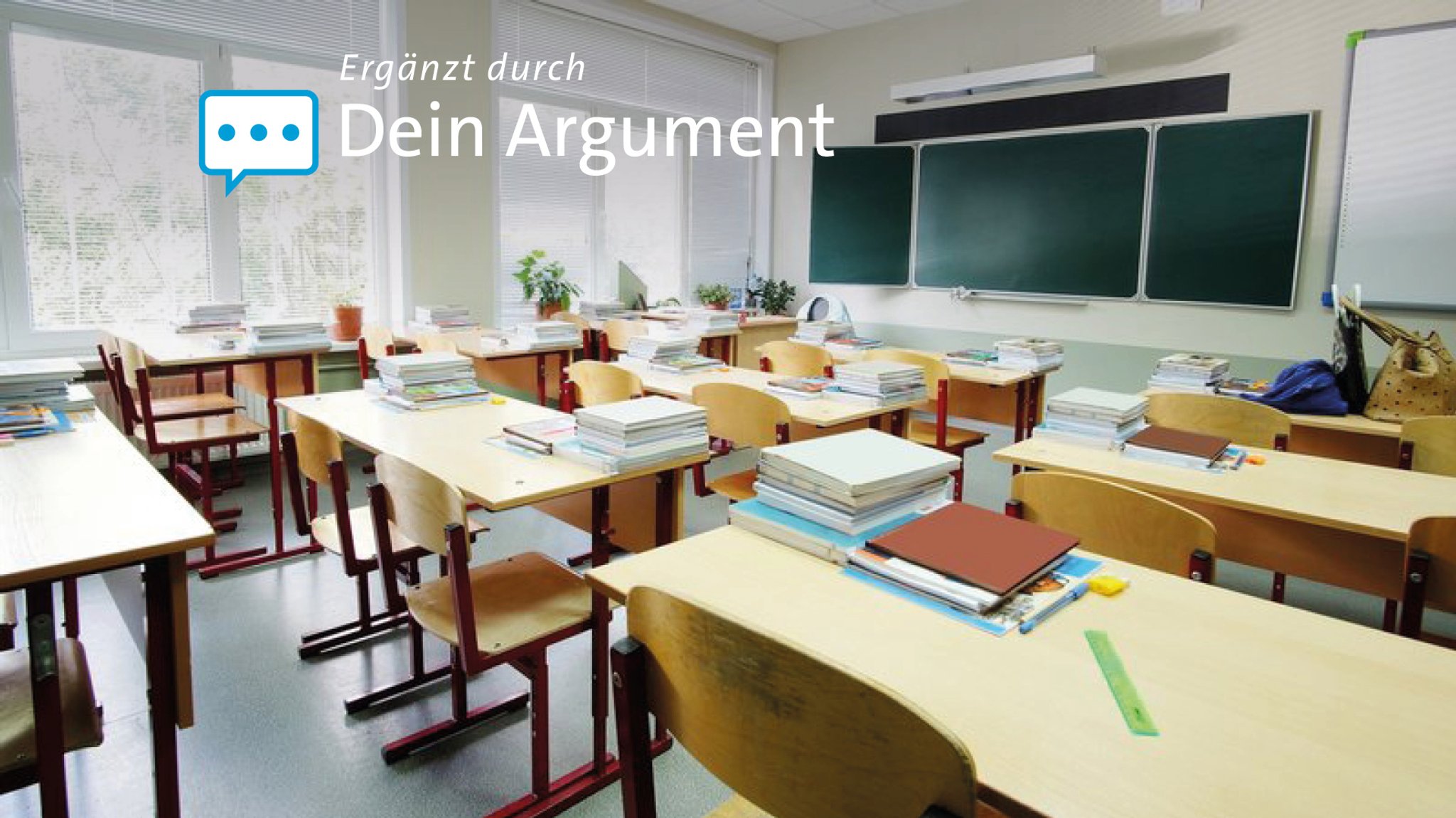 Blick in ein Klassenzimmer