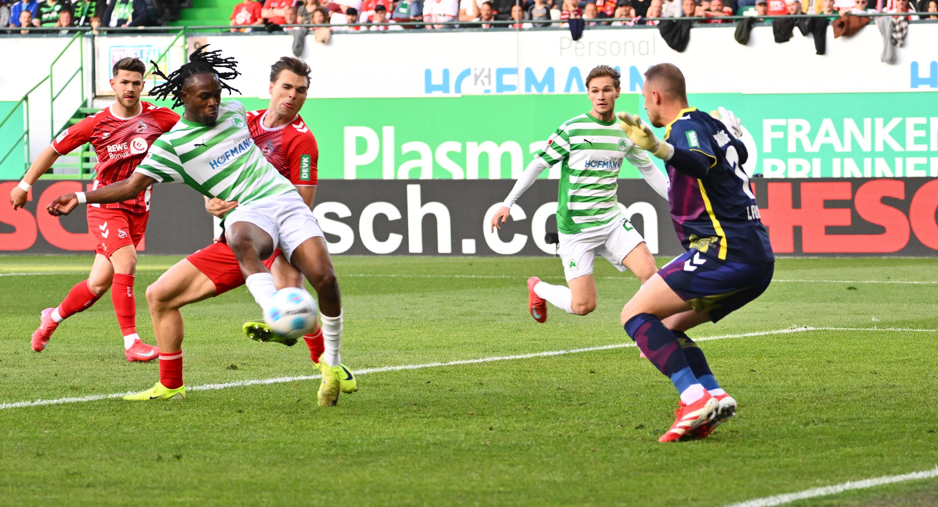 Spielszene SpVgg Greuther Fürth - 1. FC Köln