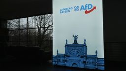 Der Flur der AfD-Fraktion im Bayerischen Landtag | Bild:BR