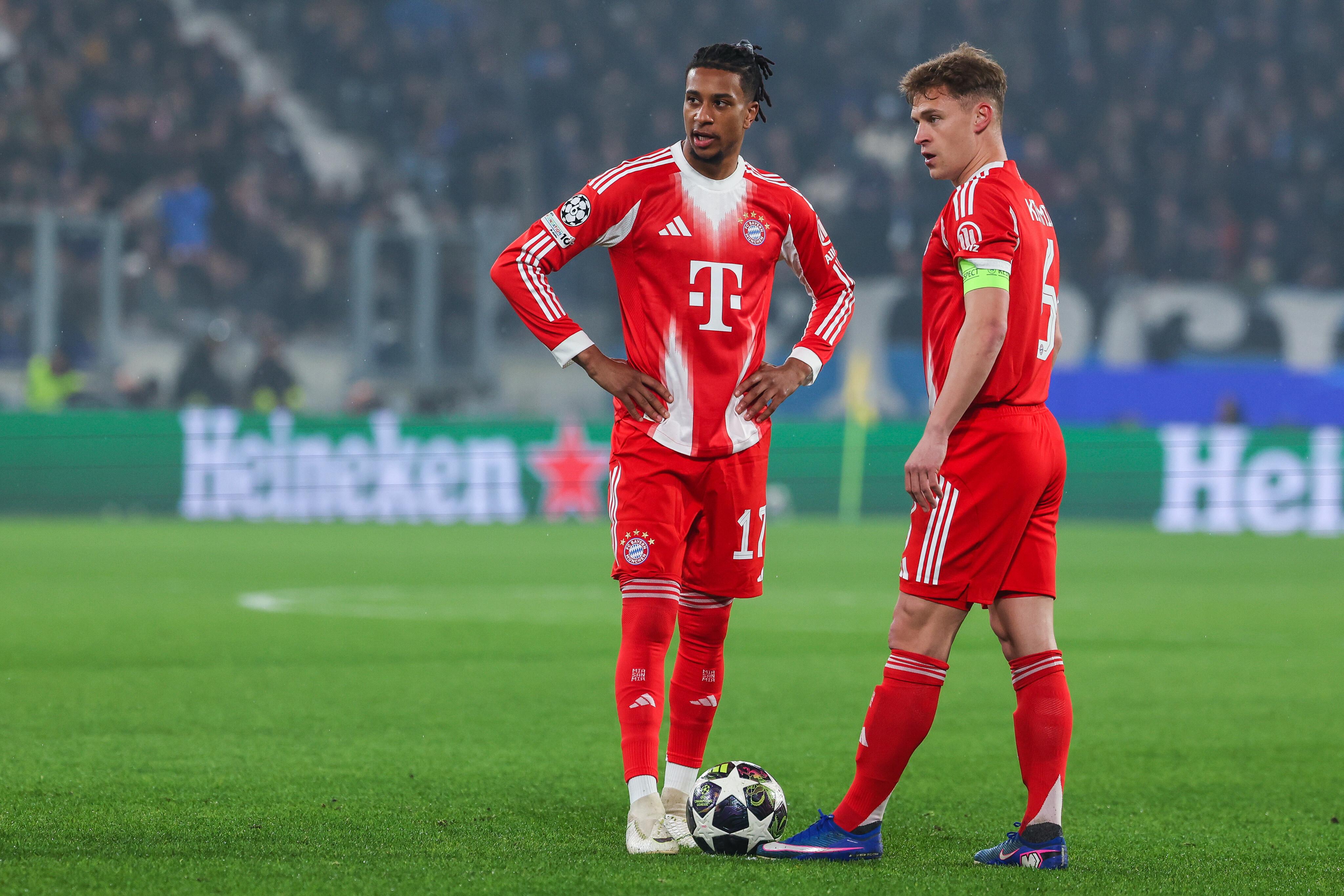 Michael Olise (links) und Joshua Kimmich 