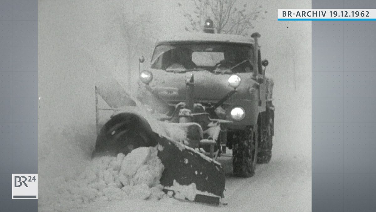 #BR24Zeitreise: Dauerschneefall 1962