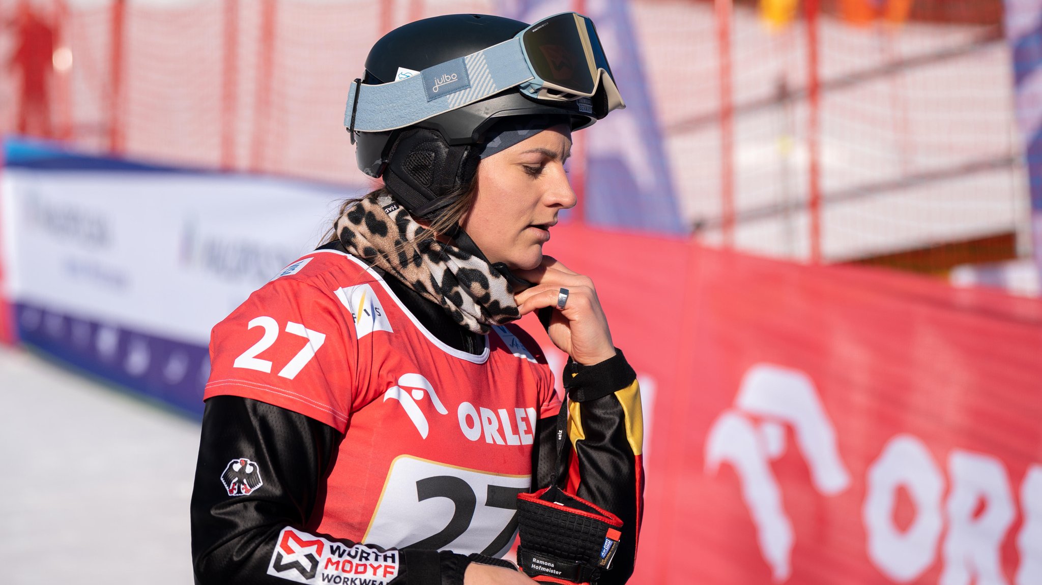 Bangt um die Olympische Zukunft ihrer Sportart: Snowboarderin Ramona Hofmeister. | Bild: picture alliance / NurPhoto | Marcin Golba Bangt um die Olympische Zukunft ihrer Sportart: Snowboarderin Ramona Hofmeister.