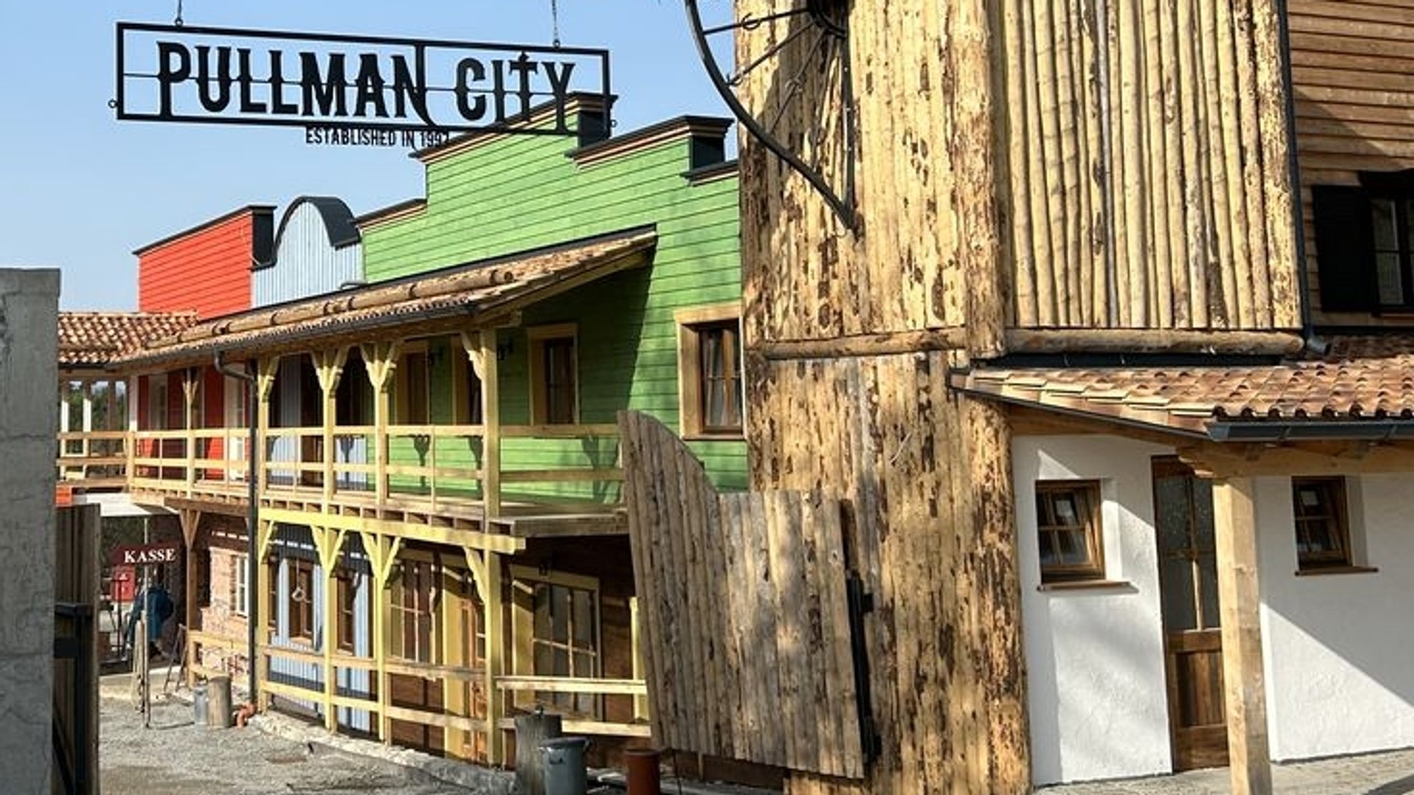 Pullman City: kurz vor der Wiedereröffnung nach dem Großbrand.