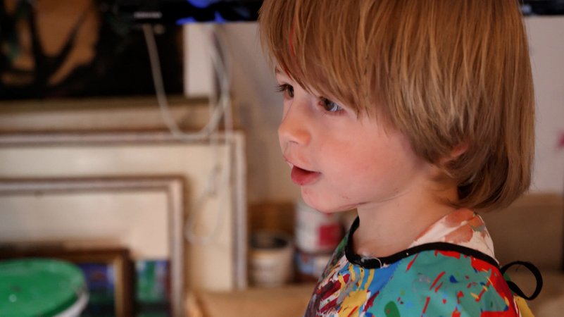 Der Mini-Picasso | Bild: BR Der Mini-Picasso