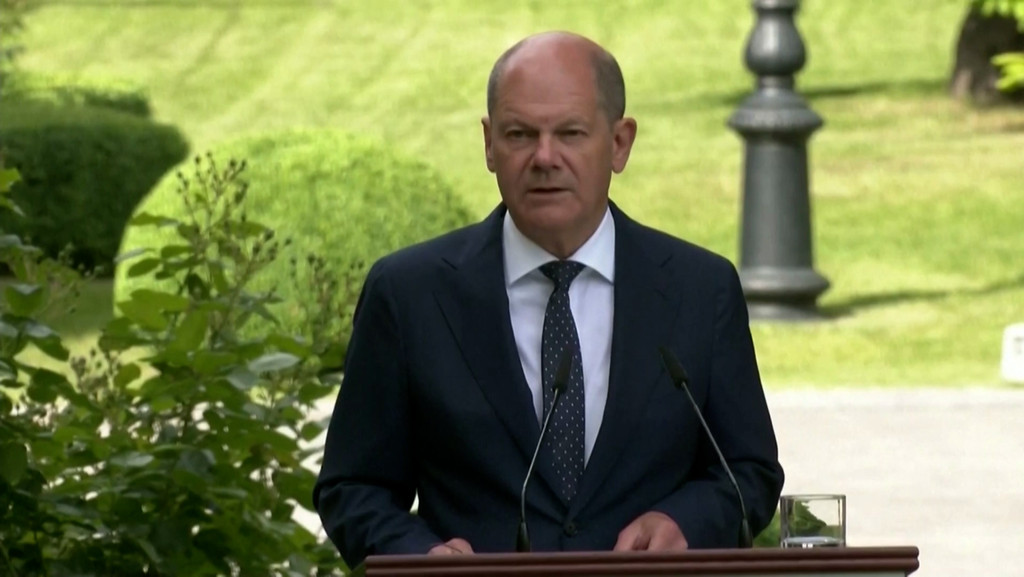 Bundeskanzler Olaf Scholz (SPD) fordert den EU-Beitrittsstatus für die Ukraine und die Republik Moldau.