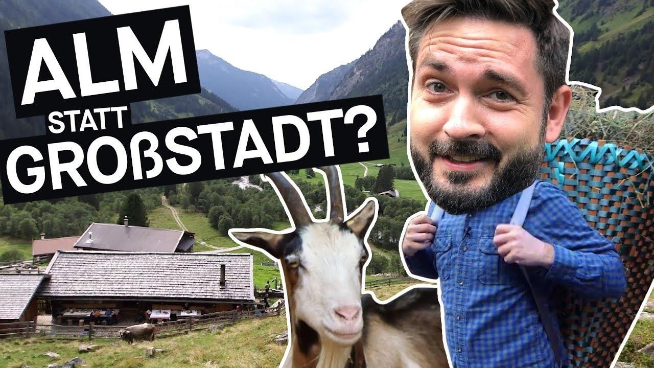 PULS Reportage Selbstversuch Alm Statt Gro stadt Wie Ist Das 