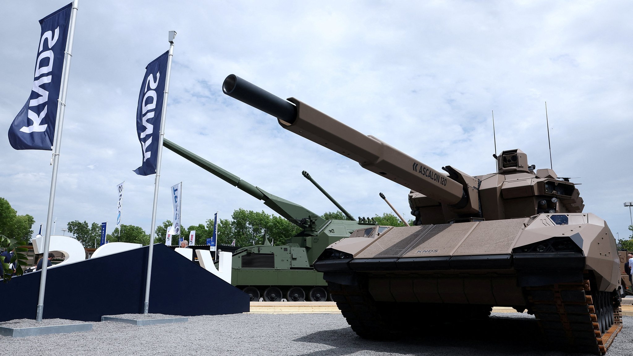 KNDS Messestand | Bild: Reuters KNDS Messestand
