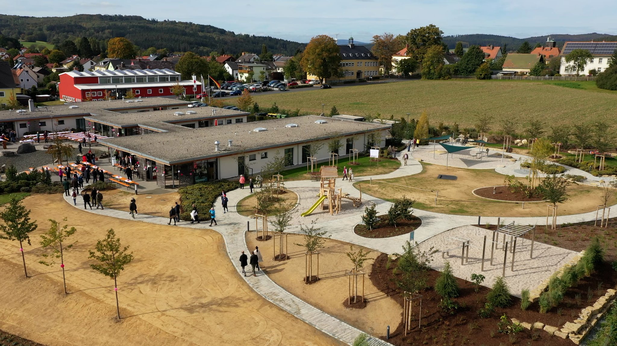 Seniorenhaus und Aktivpark in Hohenberg an der Eger. 