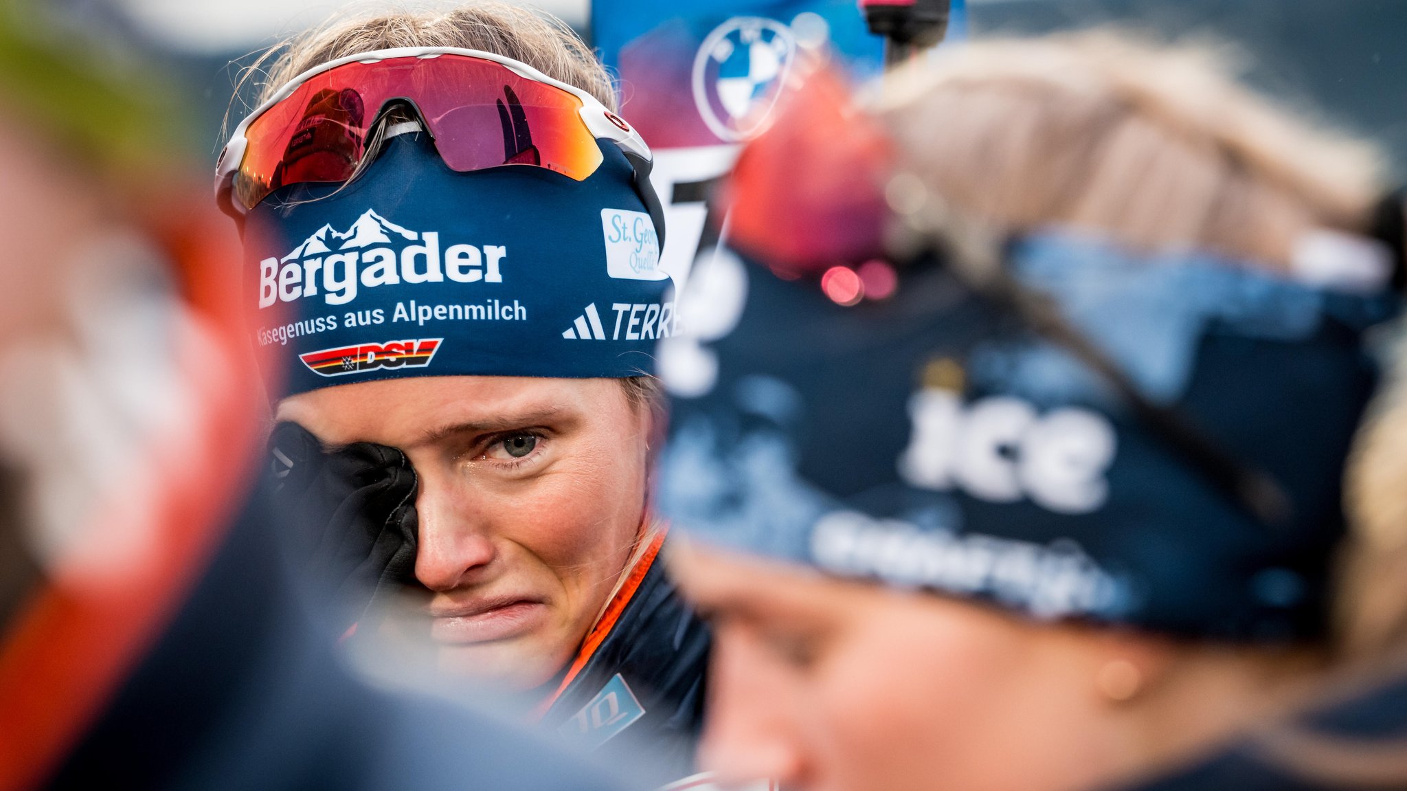 Marlene Fichtner in Tränen | Bild: picture-alliance / dpa Marlene Fichtner in Tränen