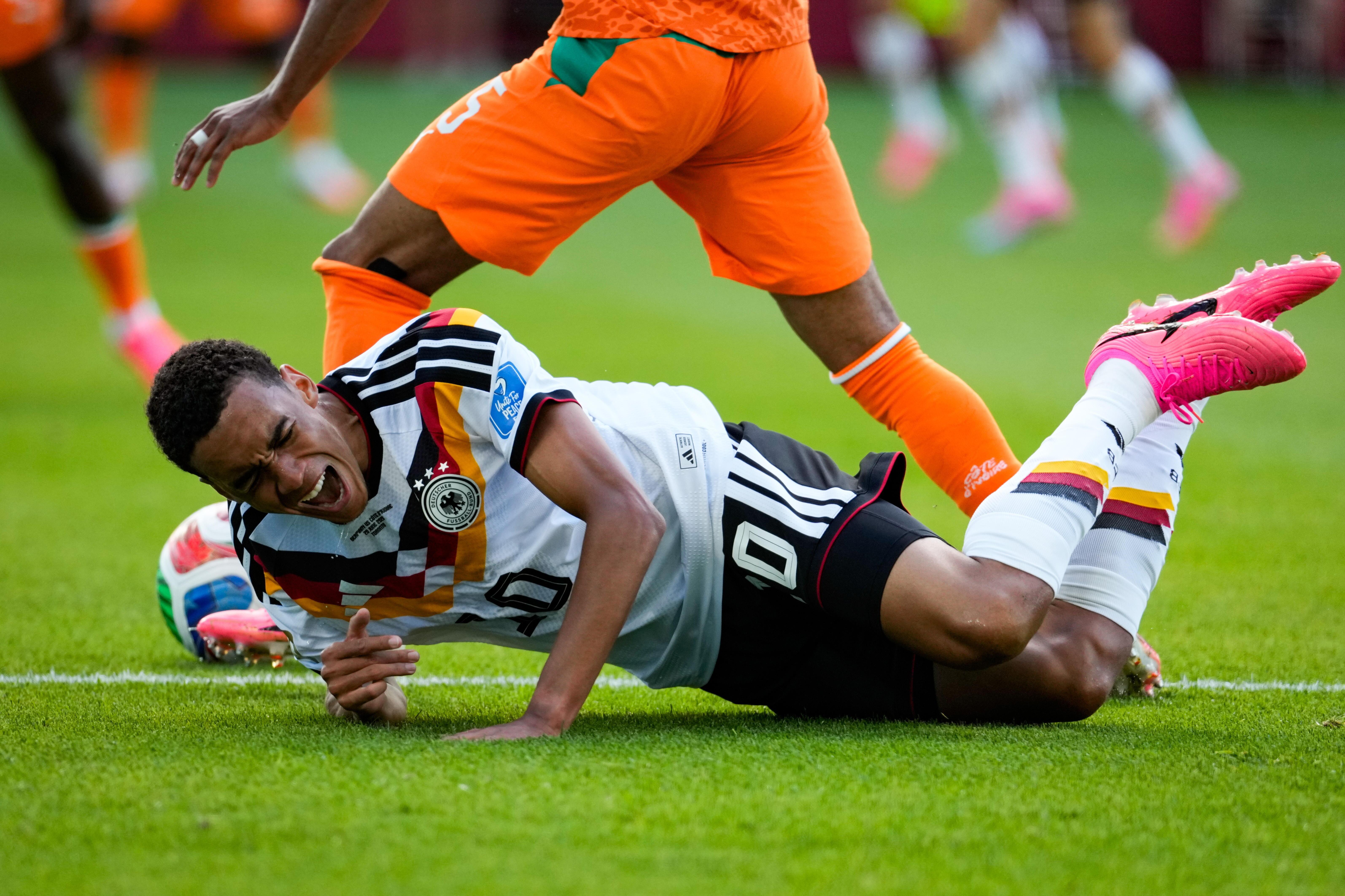 Jamal Musiala droht der Verlust seines Startplatzes | Bild:picture alliance / Sipa USA | Sipa USA