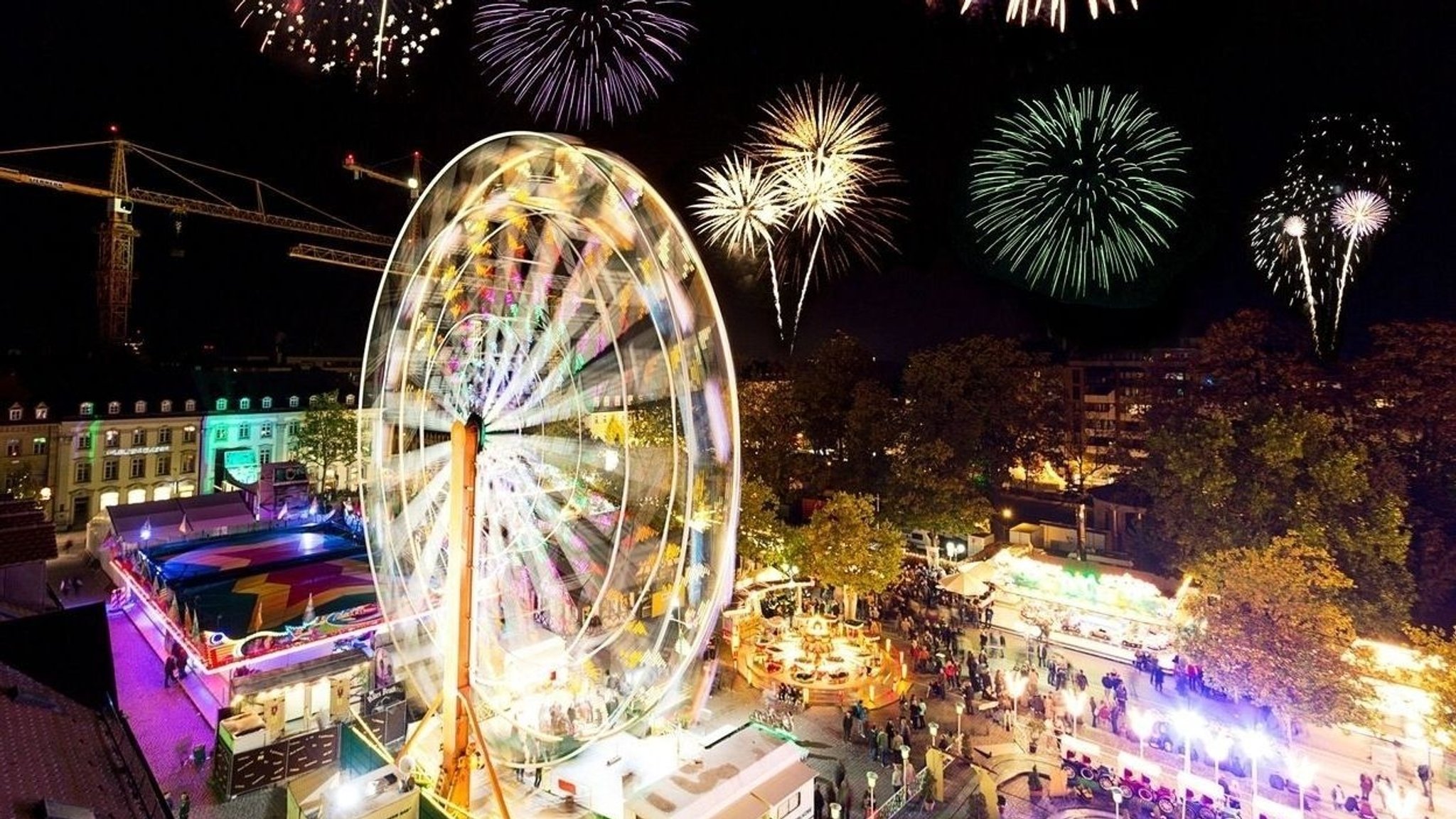 Abschlussfeuerwerk Michaeliskirchweih Fürth (Archiv)