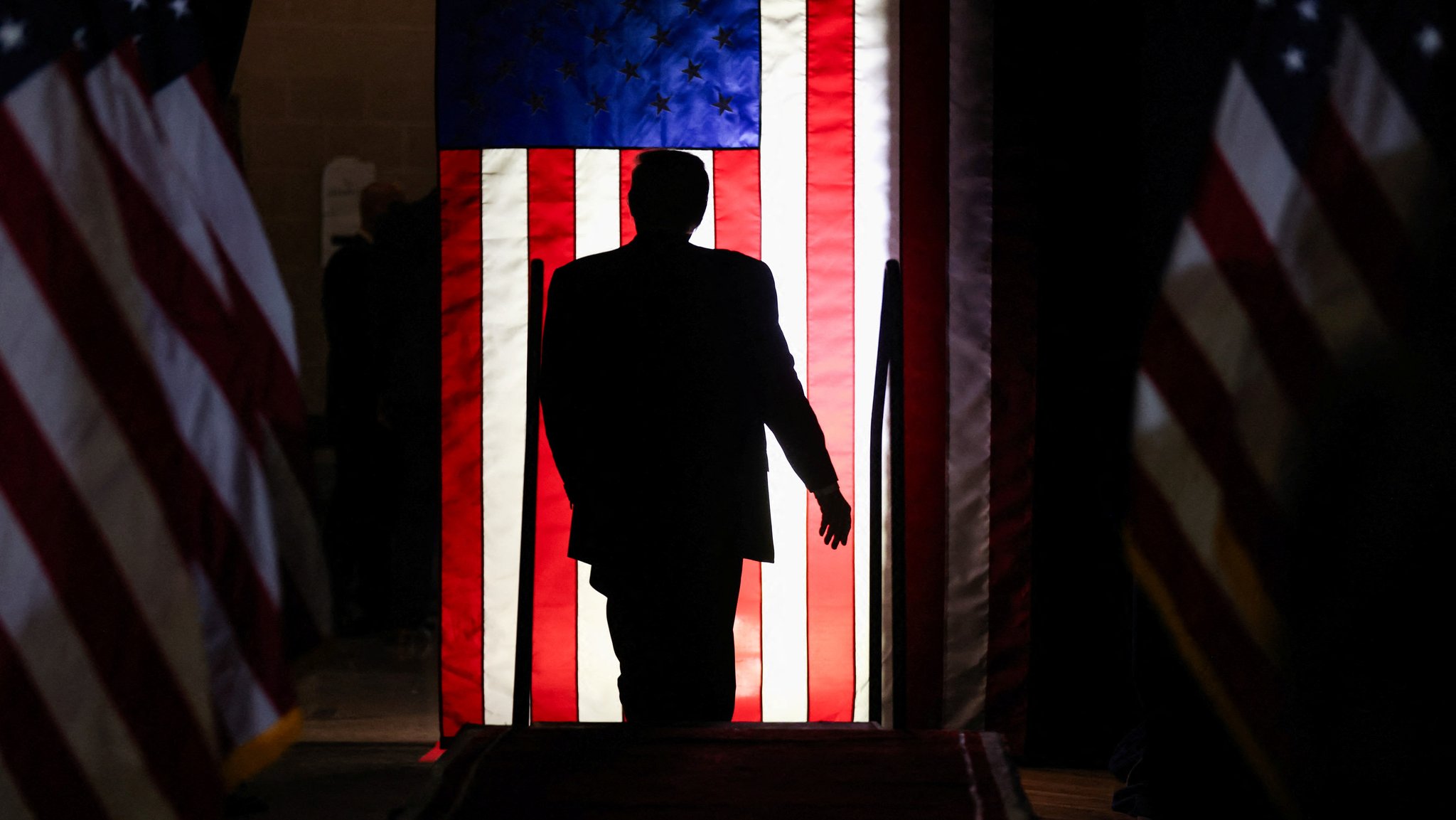 Trump in South Carolina bei einem Wahlkampfauftritt 