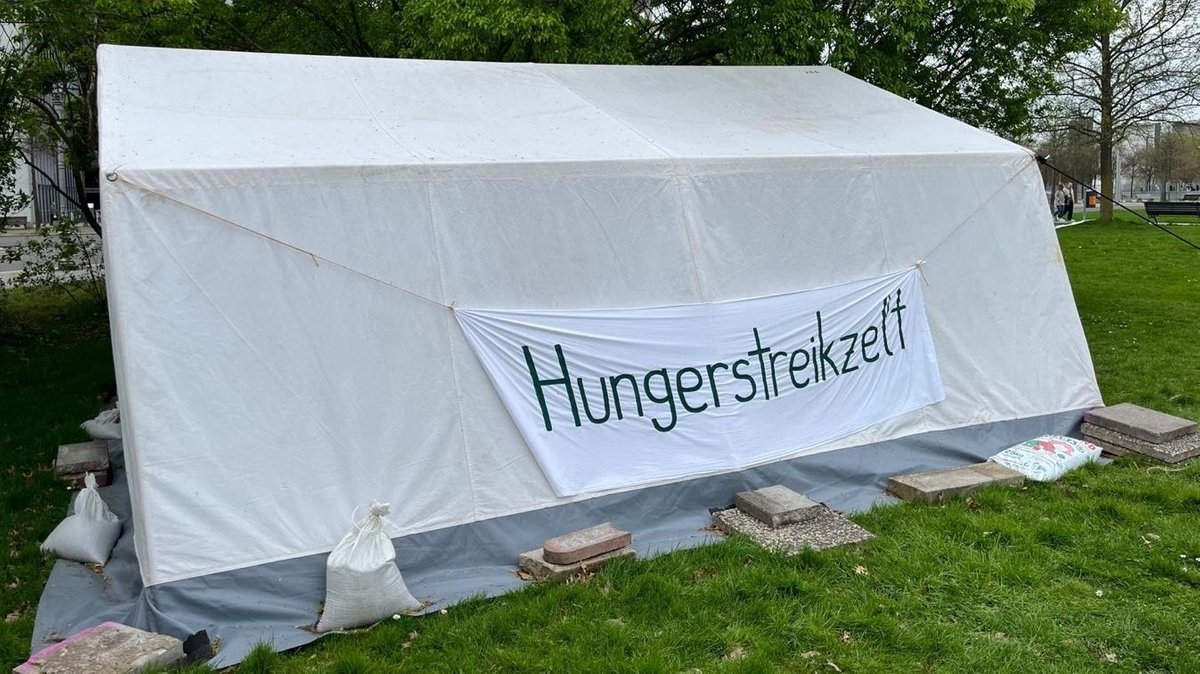 Hungerstreikzelt