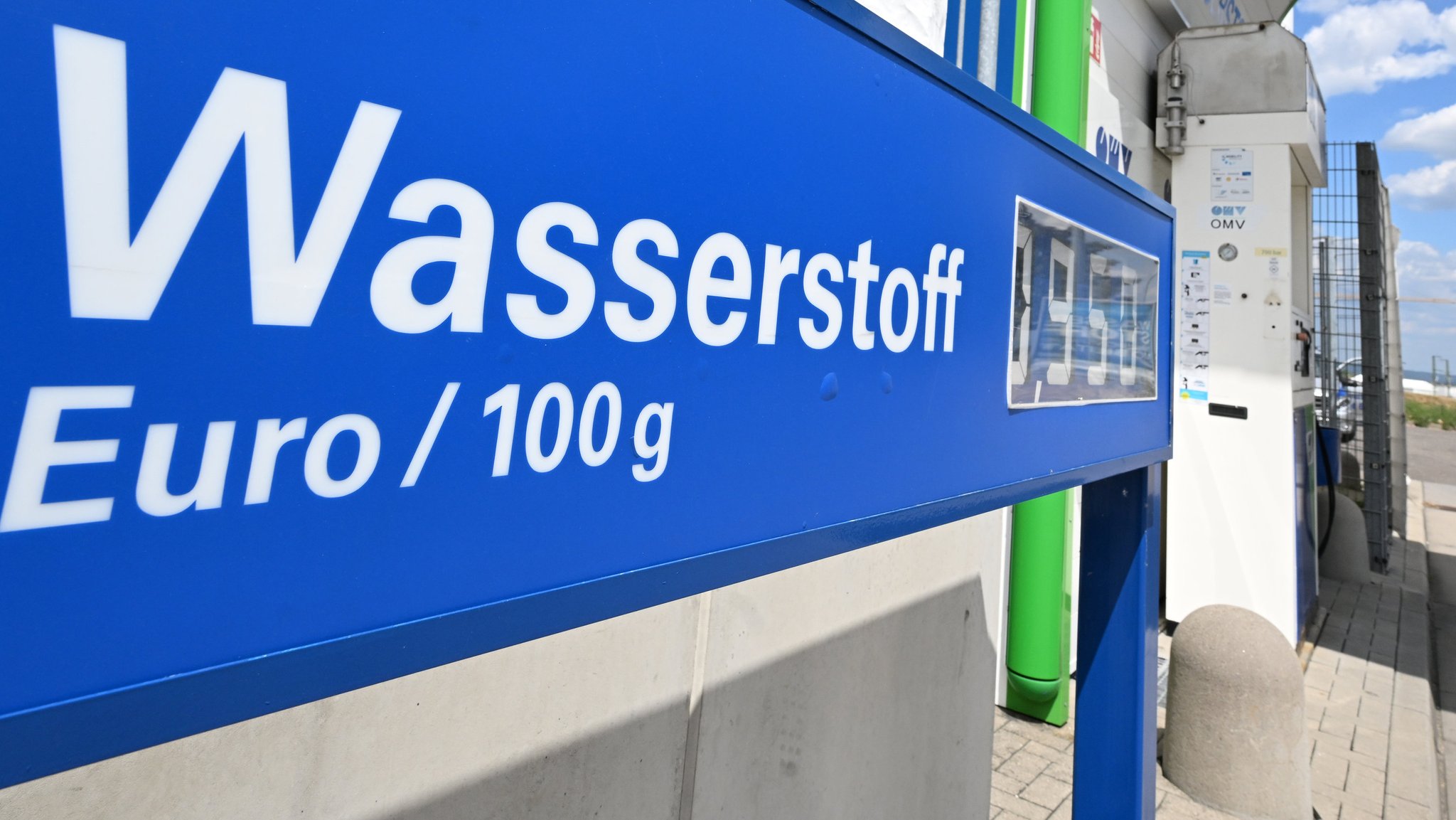 Eine Tankstelle für Wasserstoff