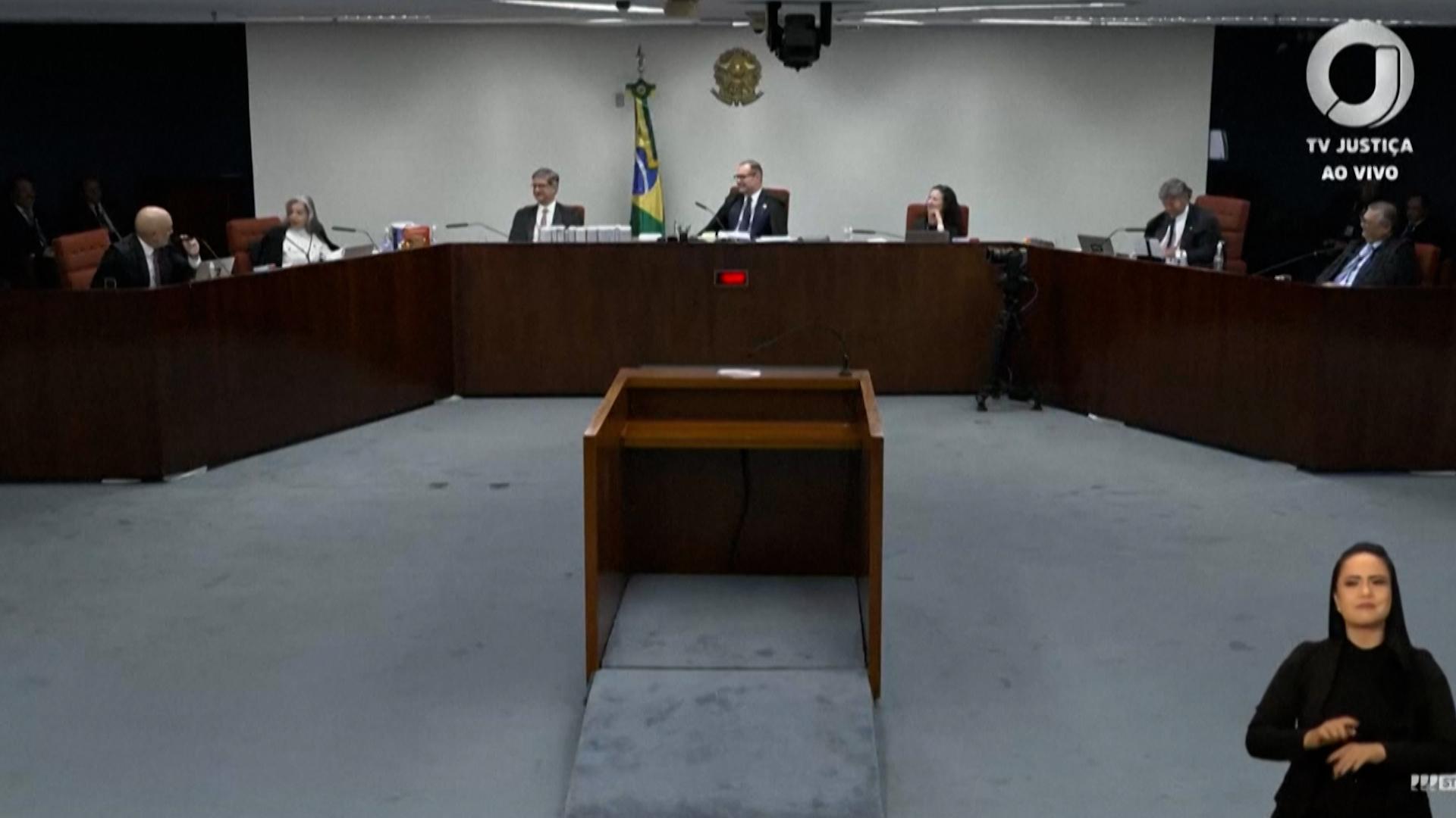 Blick in den Gerichtssaal.