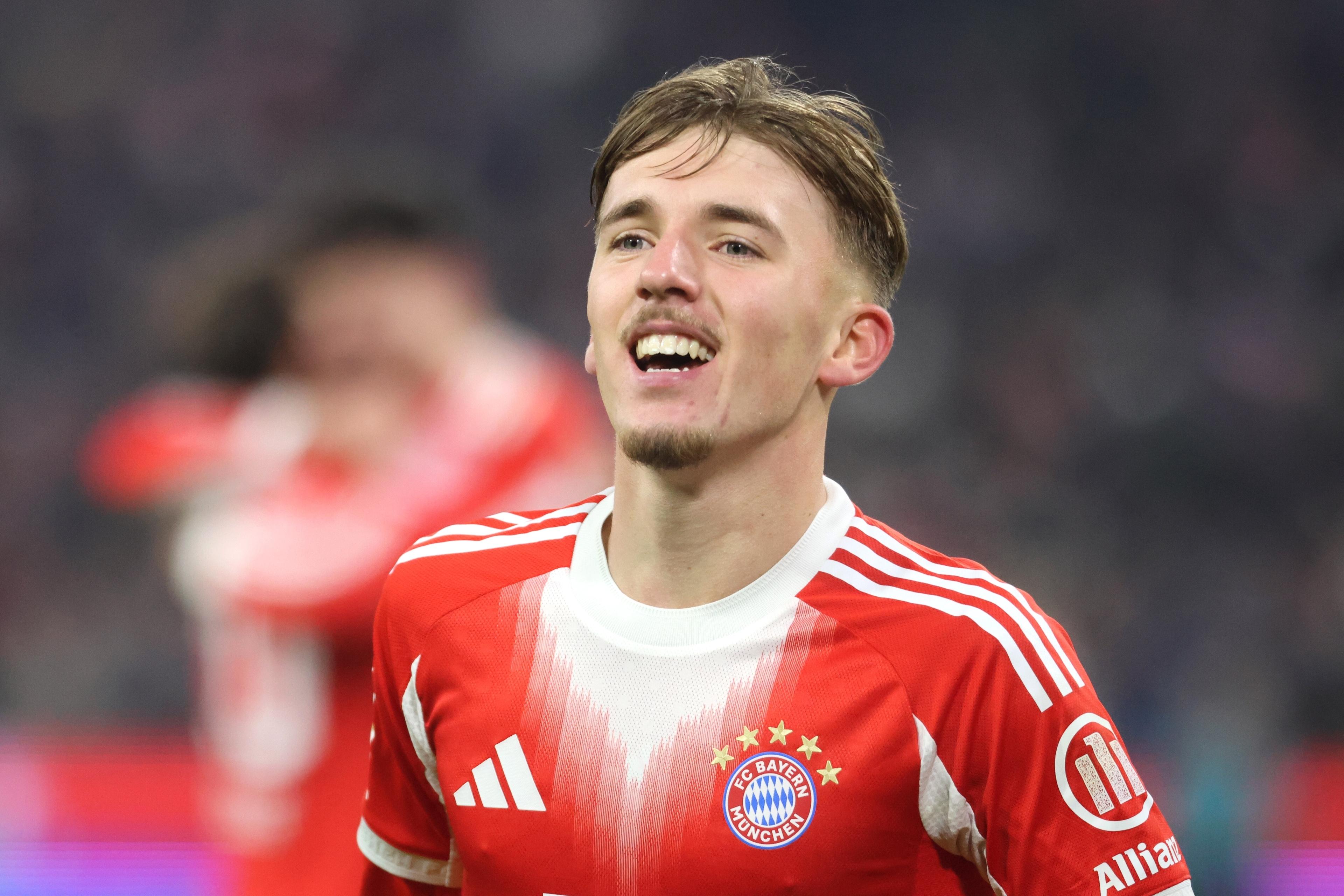 FC-Bayern-Youngster Lennart Karl hat gut lachen