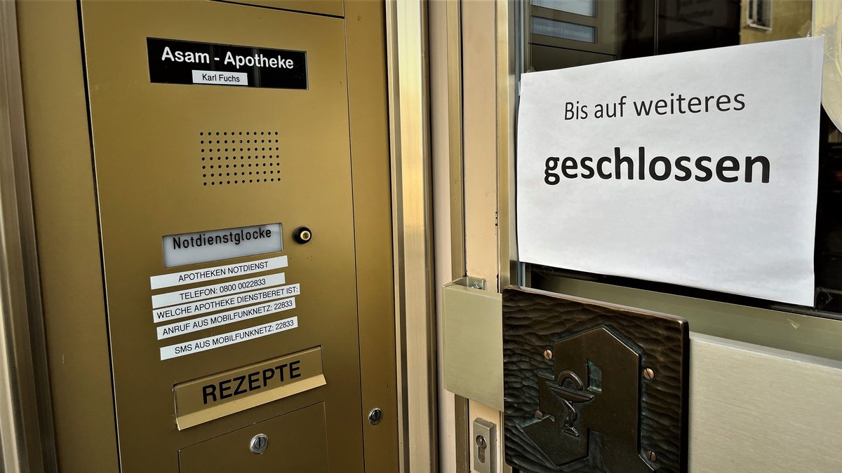 Apothekensterben in Bayern: Wieder eine weniger