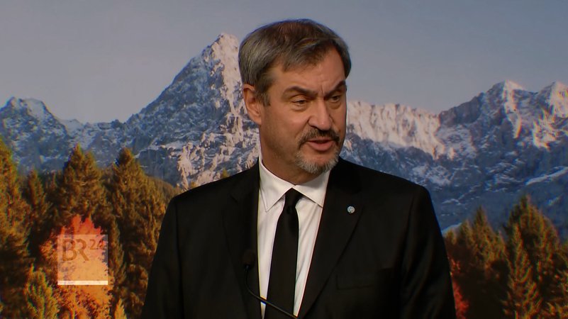 Bayerns Ministerpräsident Markus Söder. | Bild: Bayerischer Rundfunk 2025 Bayerns Ministerpräsident Markus Söder.