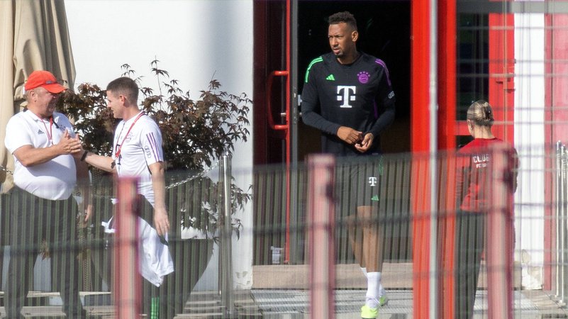 Jérôme Boateng beim FC-Bayern-Training