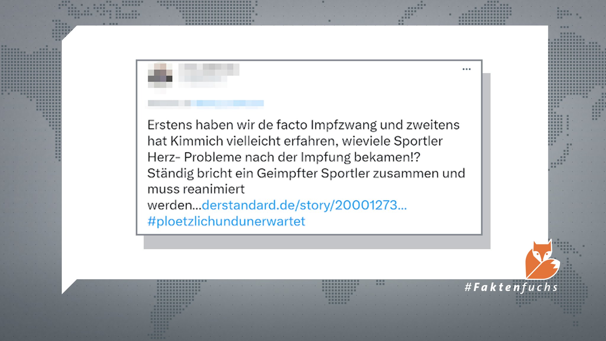 Tweet: Auf Twitter spekulieren Nutzer über den Grund, warum sich Fußball-Nationalspieler Joshua Kimmich zunächst nicht impfen lassen wollte.