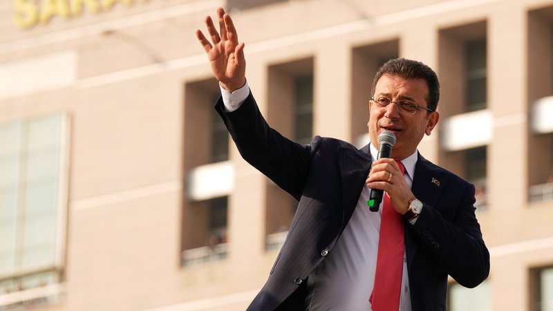 Nach seiner Festnahme hat der Istanbuler Bürgermeister Imamoglu die Justiz zum Eingreifen aufgefordert. | Bild: BR Nach seiner Festnahme hat der Istanbuler Bürgermeister Imamoglu die Justiz zum Eingreifen aufgefordert.