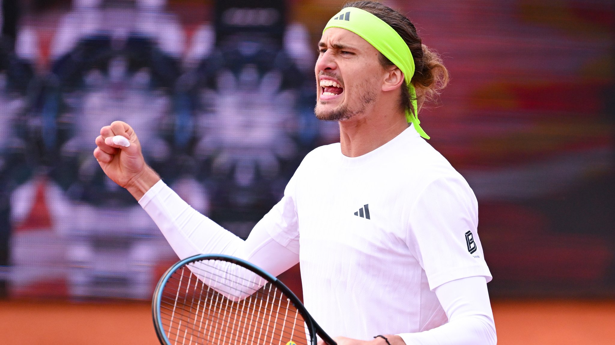 Jubel bei Alexander Zverev | Bild: picture-alliance/dpa Jubel bei Alexander Zverev