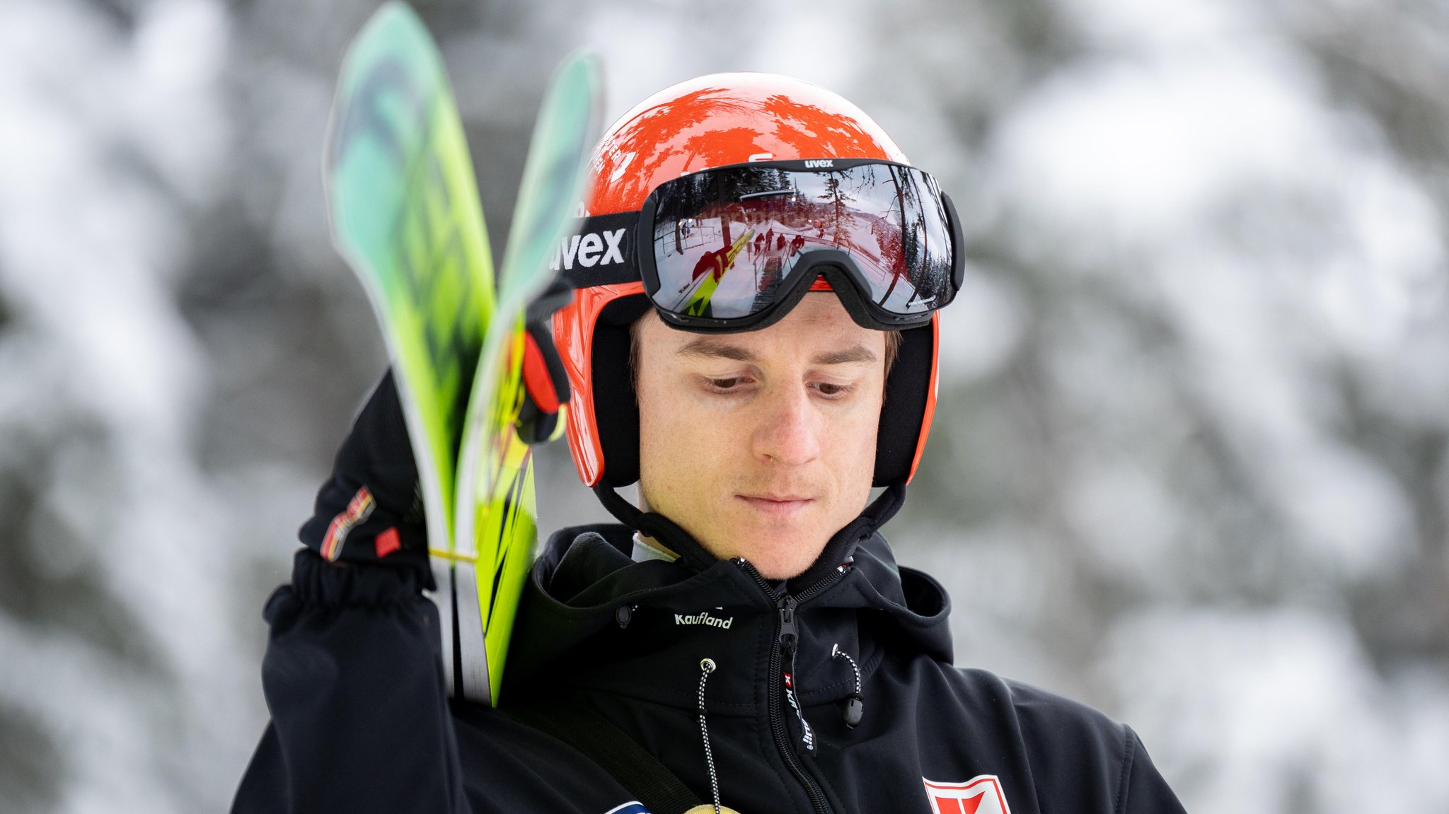 Skispringer Karl Geiger | Bild: picture alliance / NurPhoto | Marcin Golba Skispringer Karl Geiger