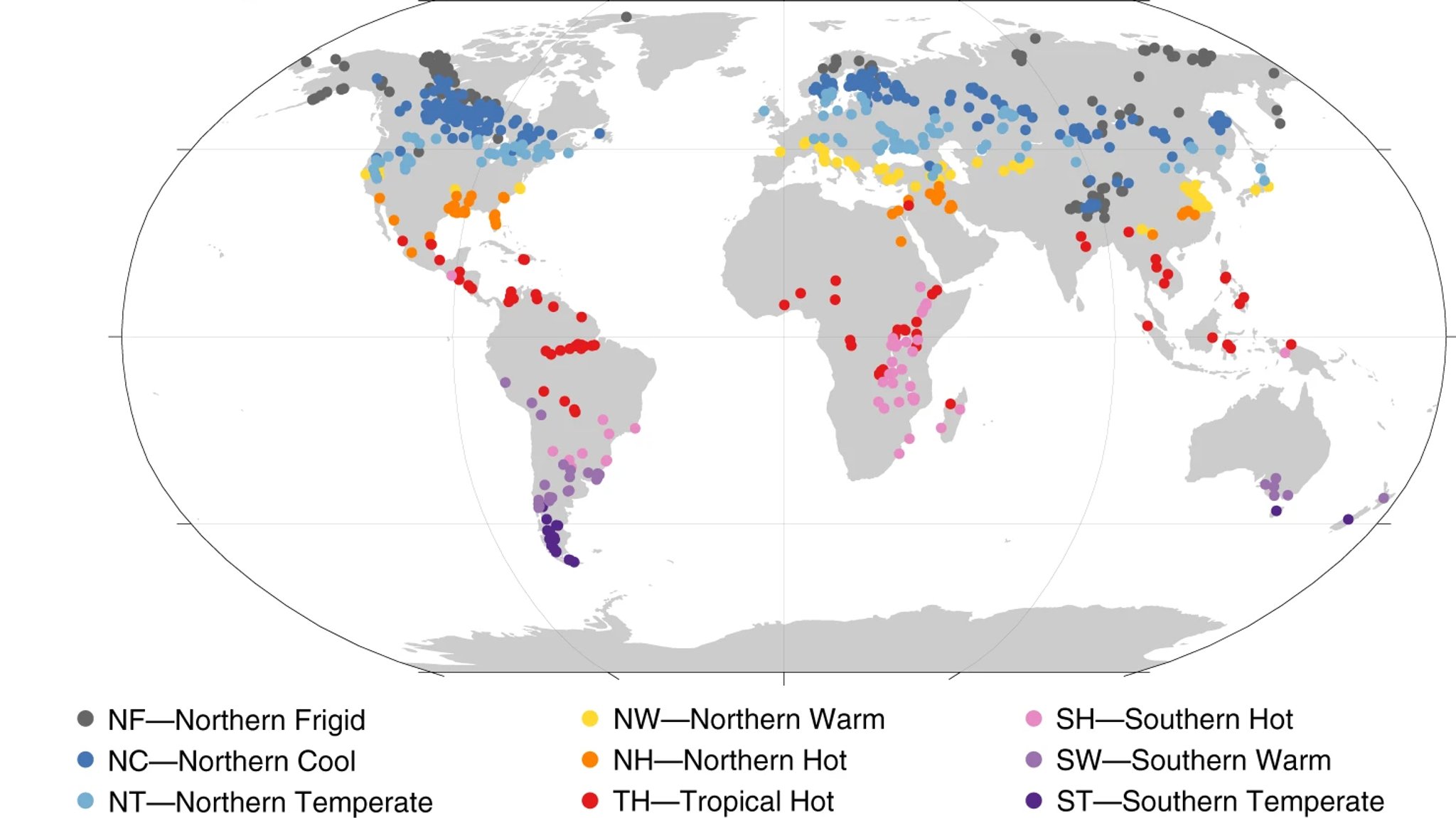 Vom "Northern Frigid", dem nördlich-kalten Seentyp bis zum südlich-gemäßigten See: Je nach Entfernung zum Äquator und Höhe über dem Meeresspiegel lassen sich Süßwasserseen weltweit in neun verschiedene Klimatypen unterteilen.