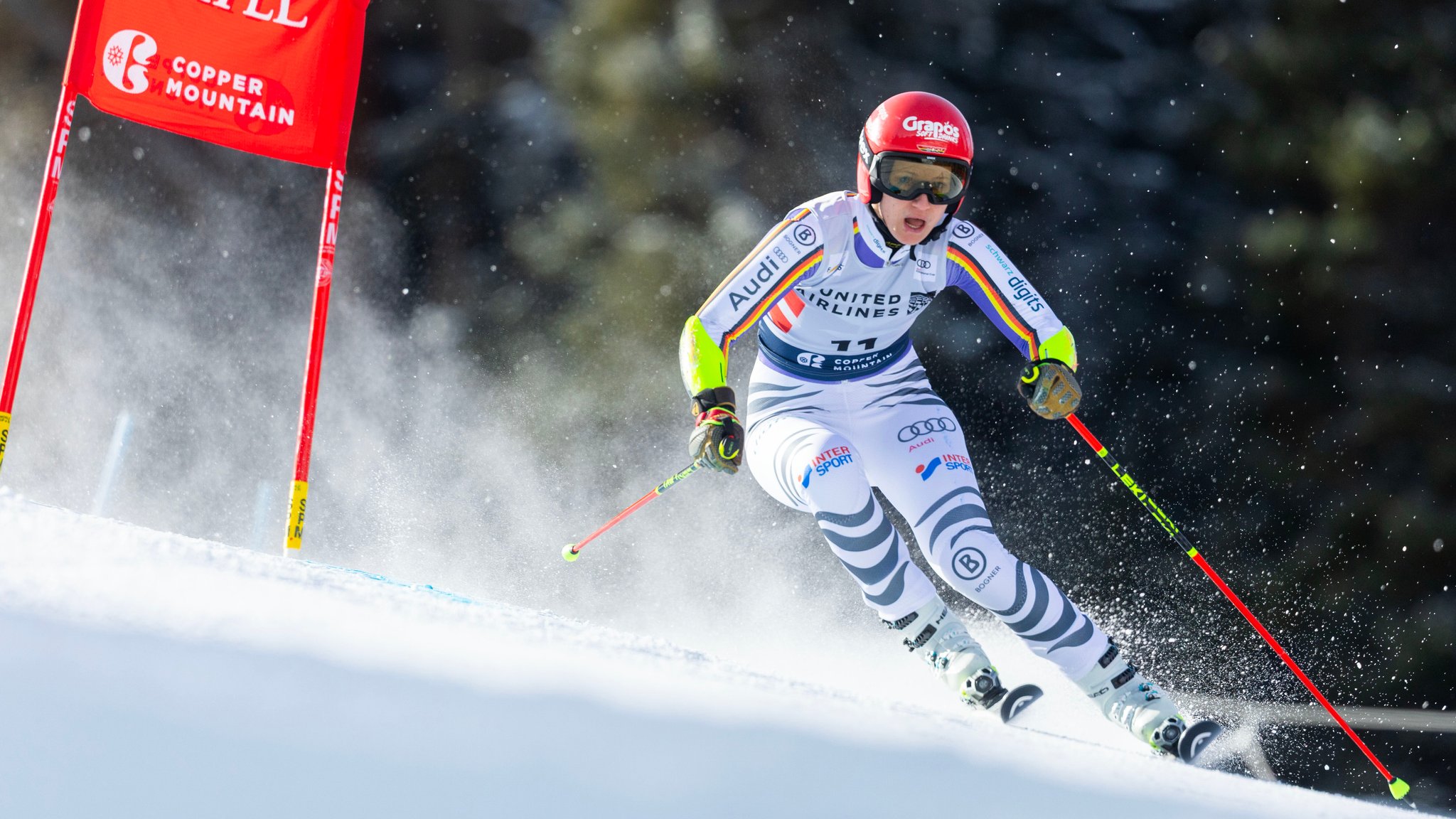 Lena Dürr beim Riesenslalom in Copper Mountain