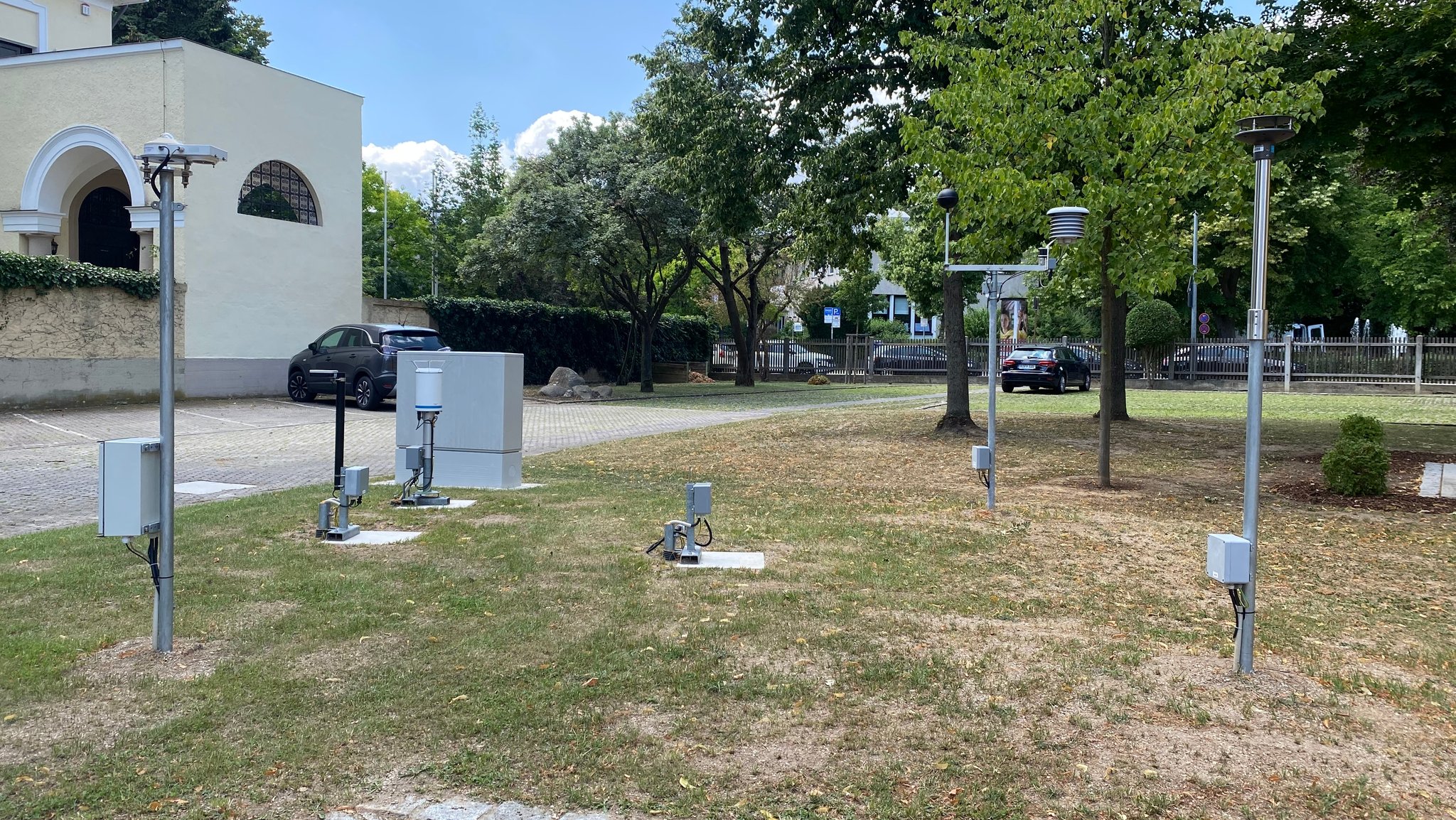 Die neue Klimastation des Deutschen Wetterdienstes in Regensburg