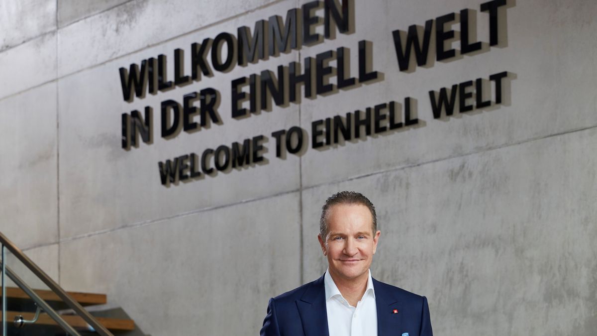 Hauptgeschäftsführer Andreas Kroiss vom Werkzeughersteller Einhell, mit Sitz in Landau, freut sich über den erneuten Rekordumsatz in 2021