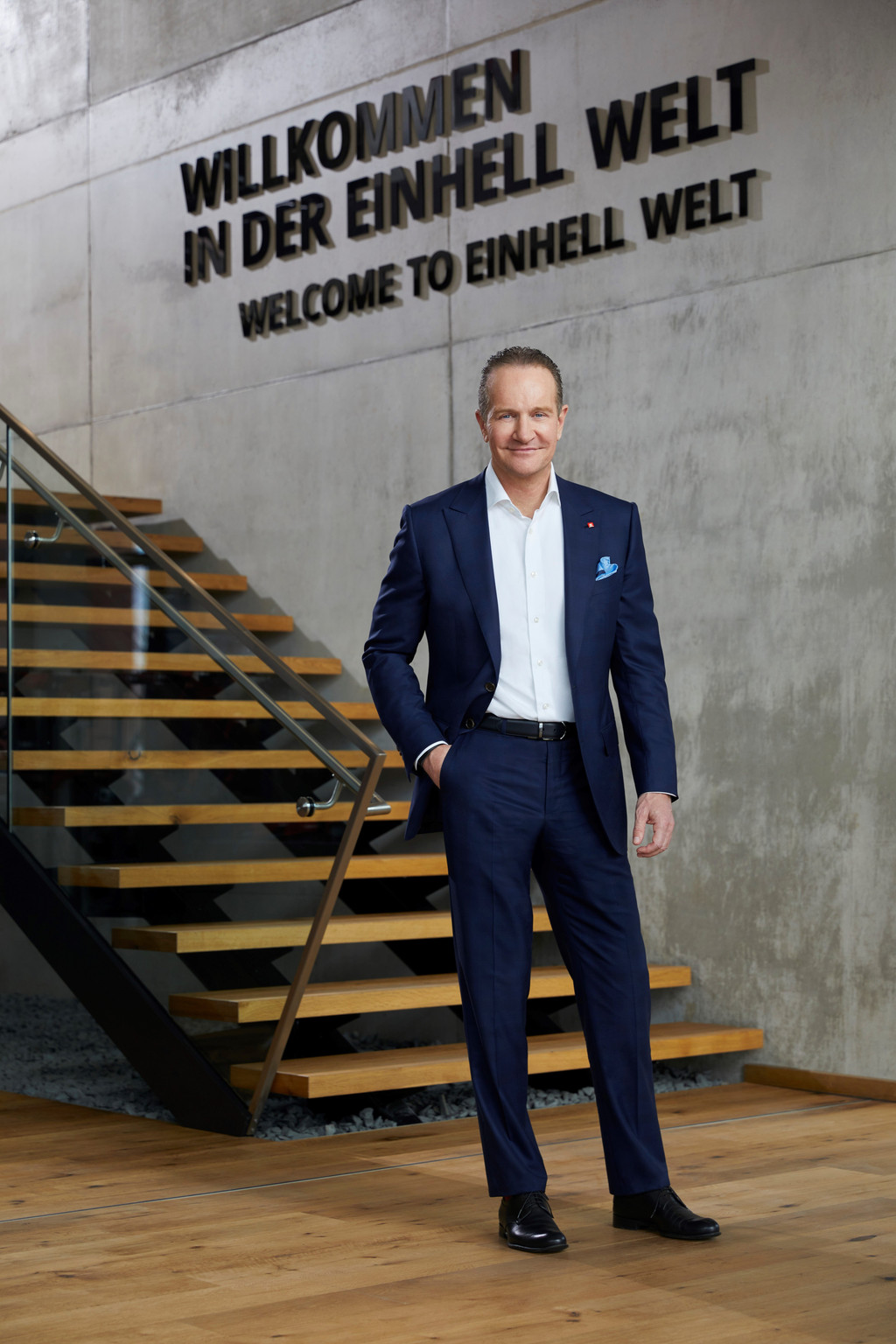 Hauptgeschäftsführer Andreas Kroiss vom Werkzeughersteller Einhell, mit Sitz in Landau, freut sich über den erneuten Rekordumsatz in 2021