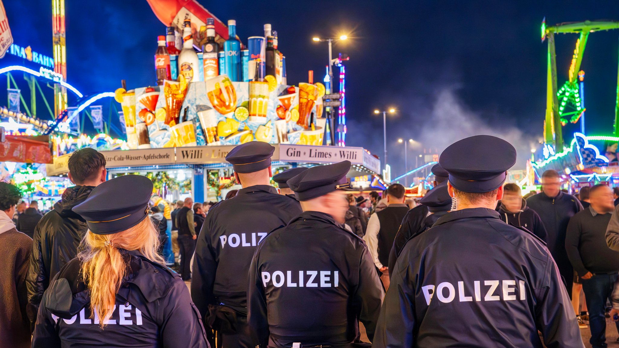 Polizei beim Münchner Oktoberfest