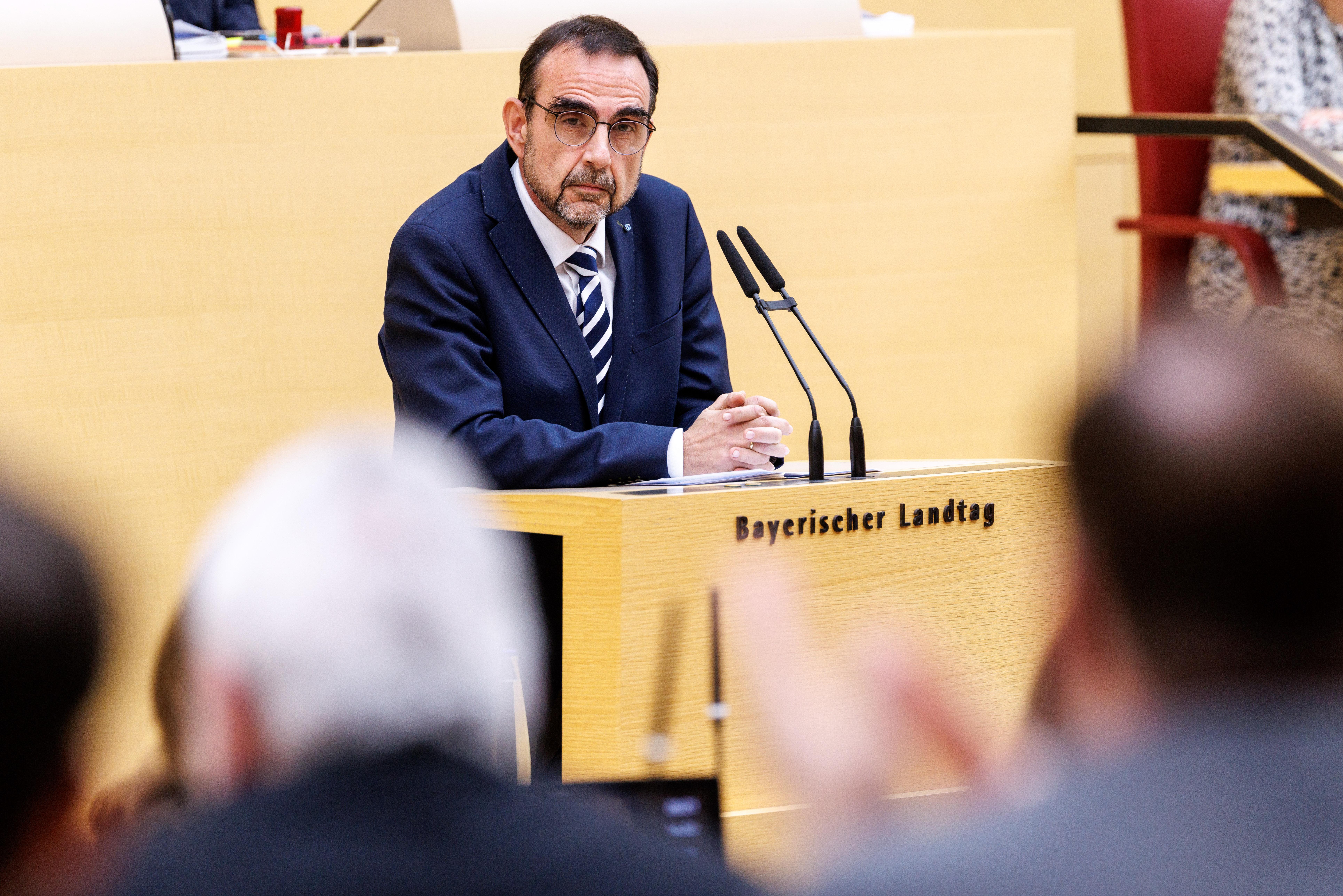 CSU-Fraktionschef Klaus Holetschek verteidigte das Verhalten der Union im Bundestag. 