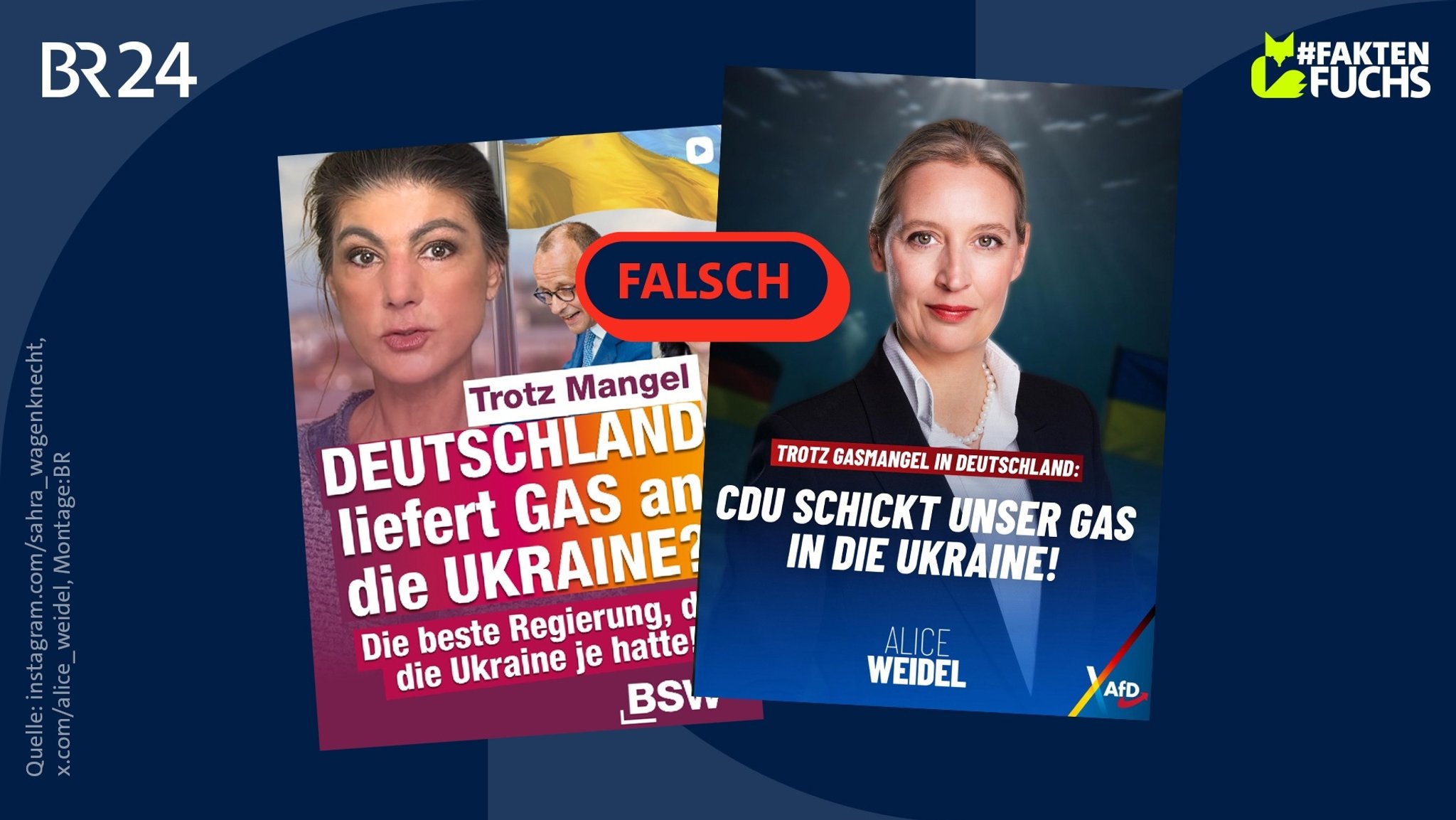 #Faktenfuchs: Regierung liefert der Ukraine kein deutsches Gas