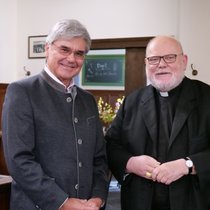 Mit Joe Kaeser und Kardinal Reinhard Marx | Bild: Andreas H. Schroll