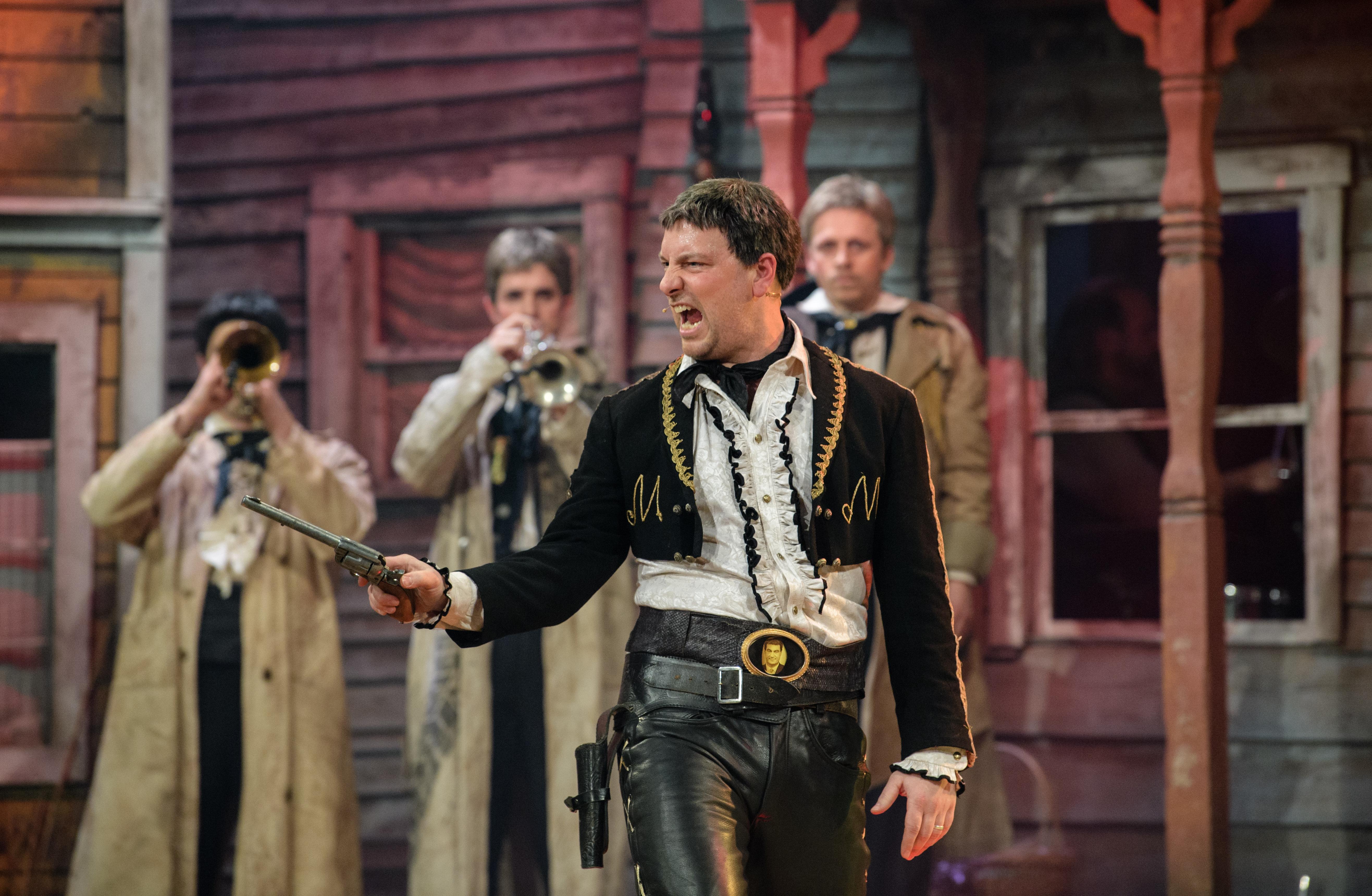 28.2.2018: Stephan Zinner als Double von Markus Söder im Singspiel auf dem Nockherberg