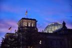 24.02.2025, Berlin: Blick am frühen Morgen auf das Reichstagsgebäude. Gestern wurde ein neuer Bundestag gewählt. | Bild:Joerg Carstensen/dpa +++ dpa-Bildfunk +++