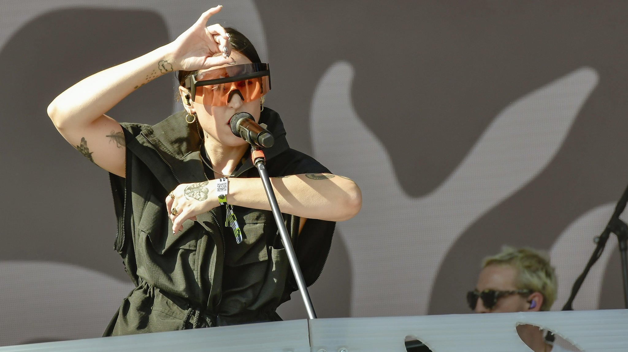 Die Sängerin Mine beim Lollapalooza Festival im Jahr 2024  