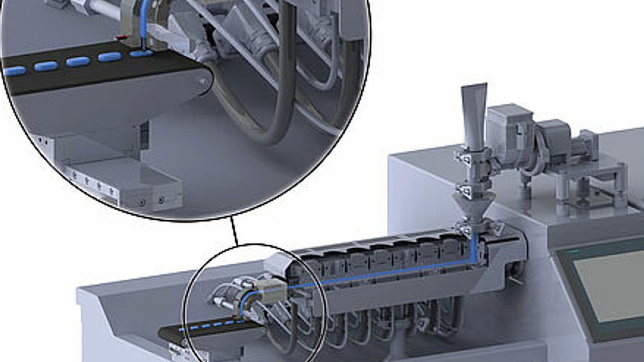 3D-Drucker zur Herstellung von individuell portionierter Tabletten.