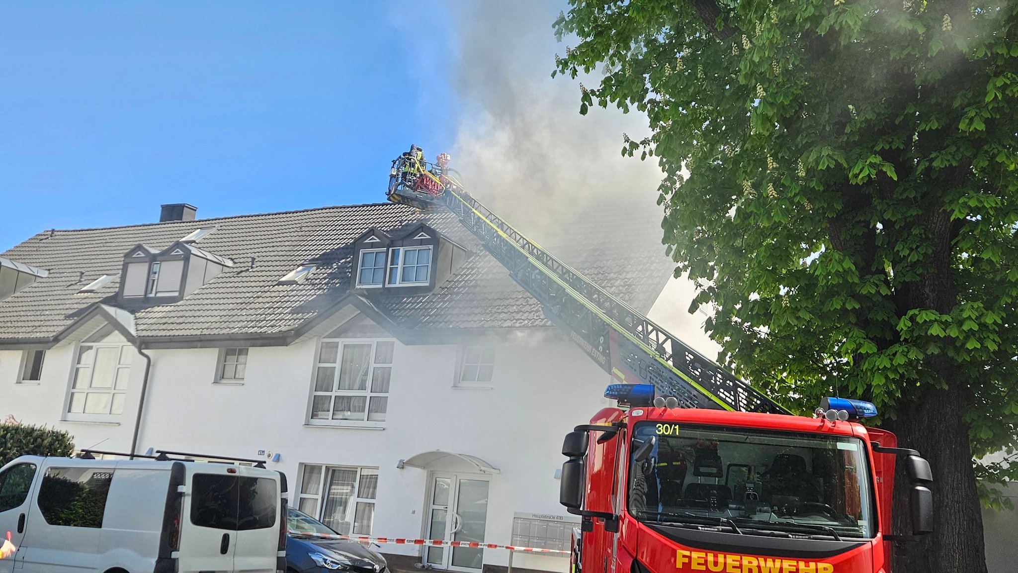 Feuerwehreinsatz in Olching